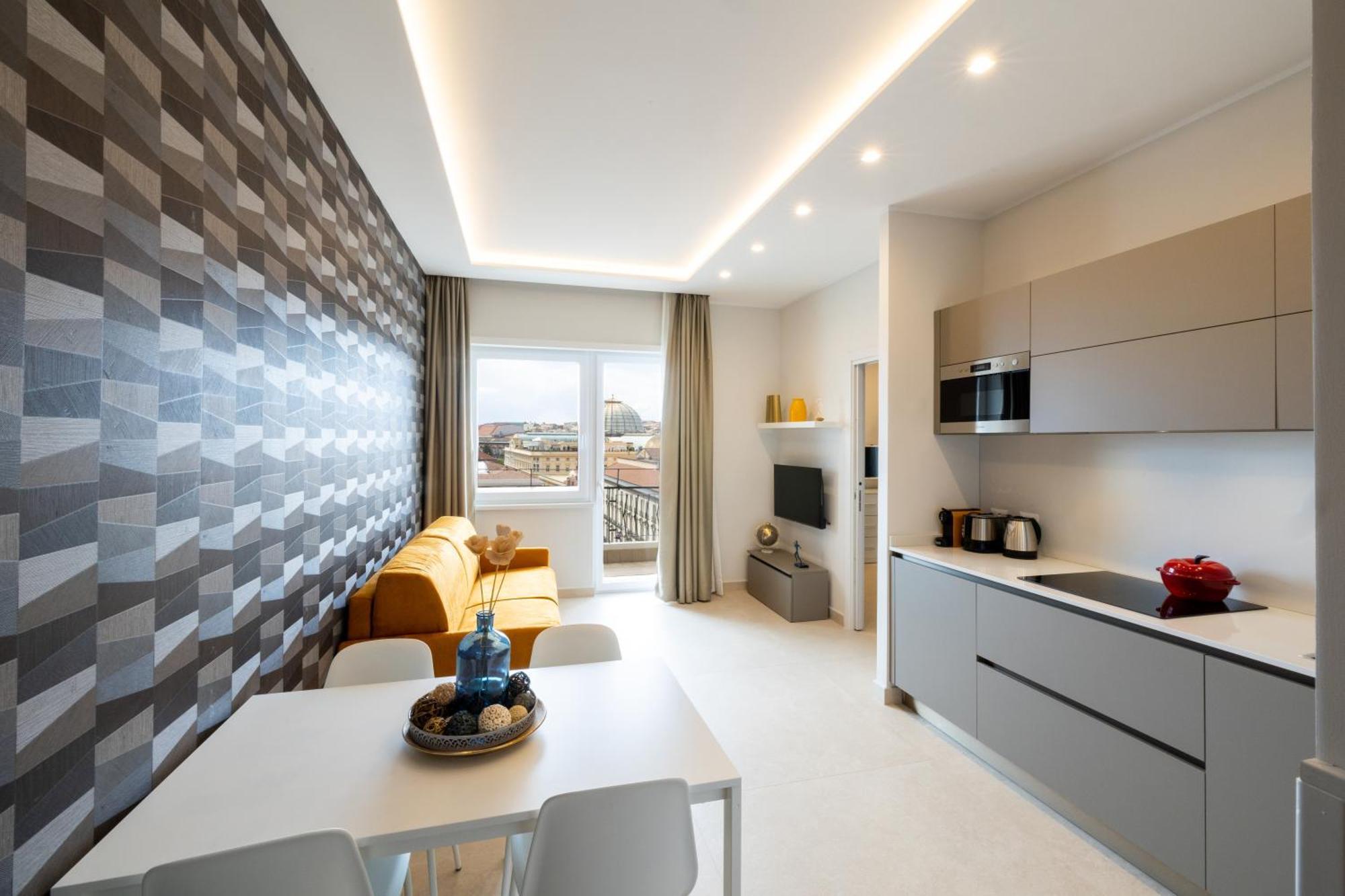 Napoli City Center - Appartamenti E Camere ภายนอก รูปภาพ
